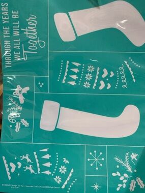 NIP Chalk Couture Size B Stencil Cut Apart